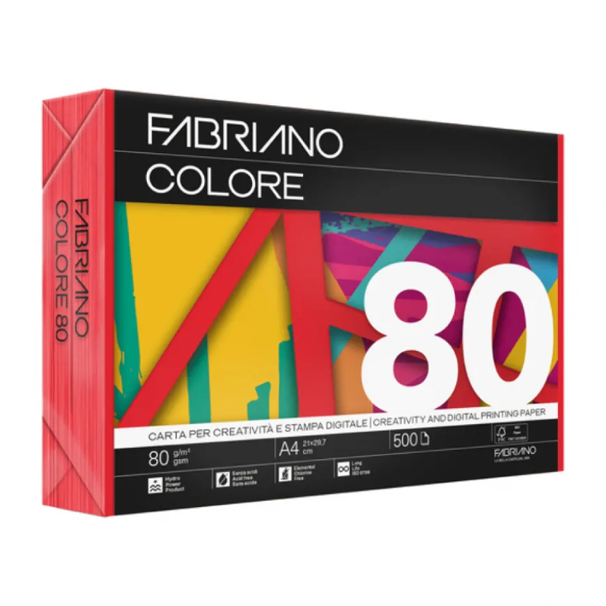 Resma Papel Colore Fabriano