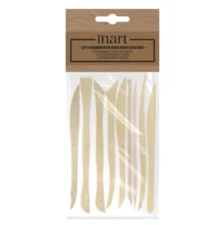 Set de Modelagem e Escultura com 9 Peças de Madeira Inart
