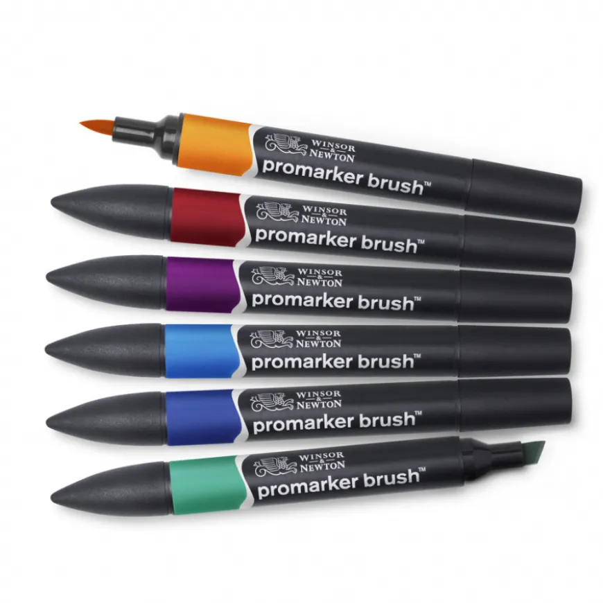 Set Marcadores Promarker Brush Tons Ricos Winsor & Newton