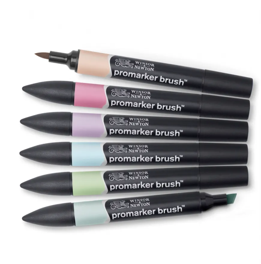 Set Marcadores Promarker Brush Tons Pastel Winsor & Newton