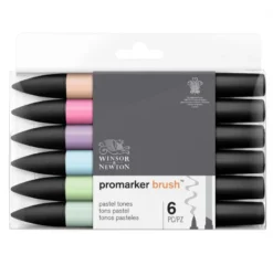 Set Marcadores Promarker Brush Tons Pastel Winsor & Newton
