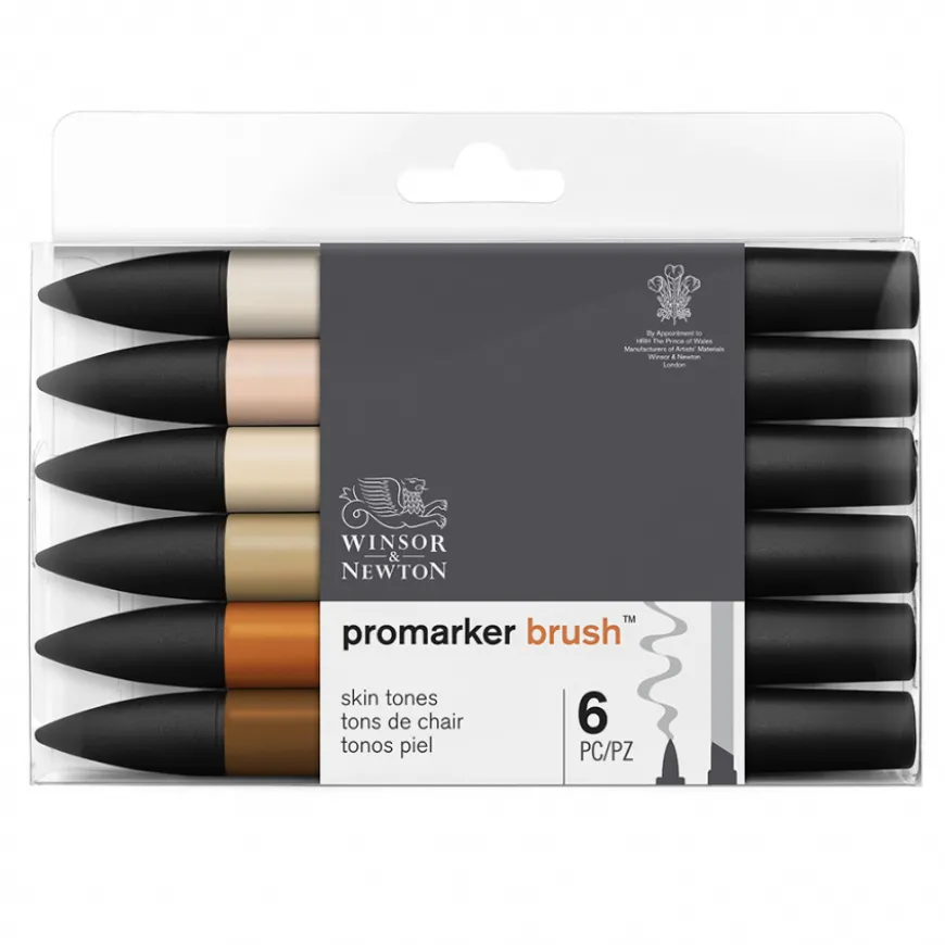 Set Marcadores Promarker Brush Tons Pele Winsor & Newton