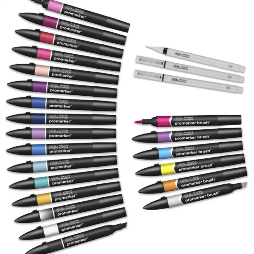 Set Marcadores Promarker Lettering Winsor & Newton