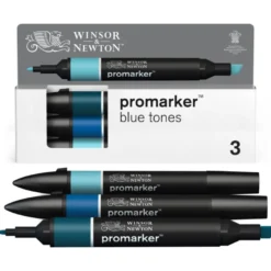 Set Marcadores Promarker Tons Azuis Winsor & Newton