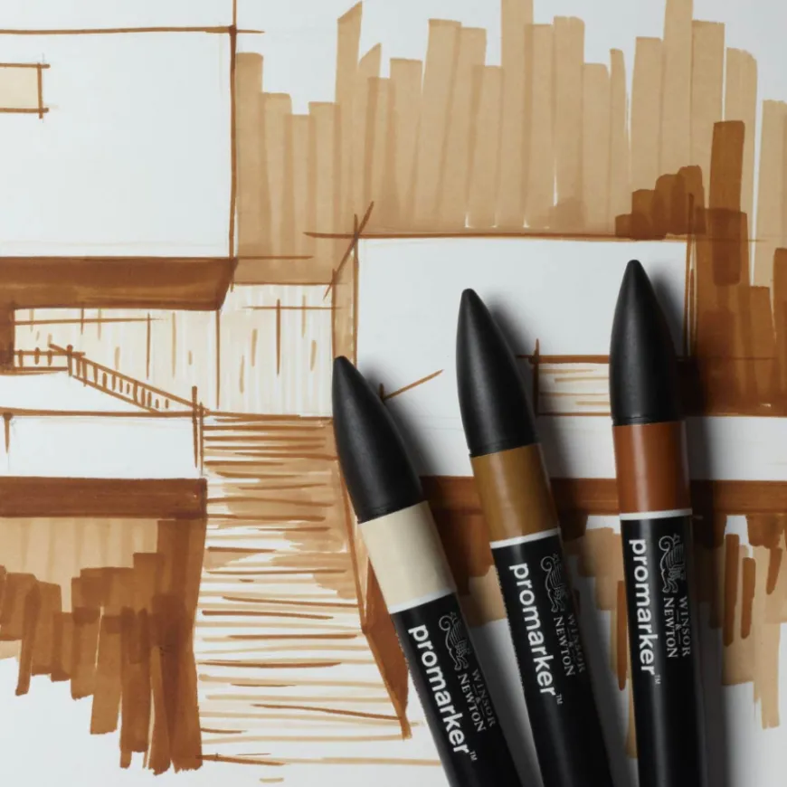 Set Marcadores Promarker Tons Castanhos Winsor & Newton
