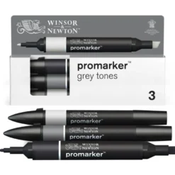 Set Marcadores Promarker Tons Cinzas Winsor & Newton