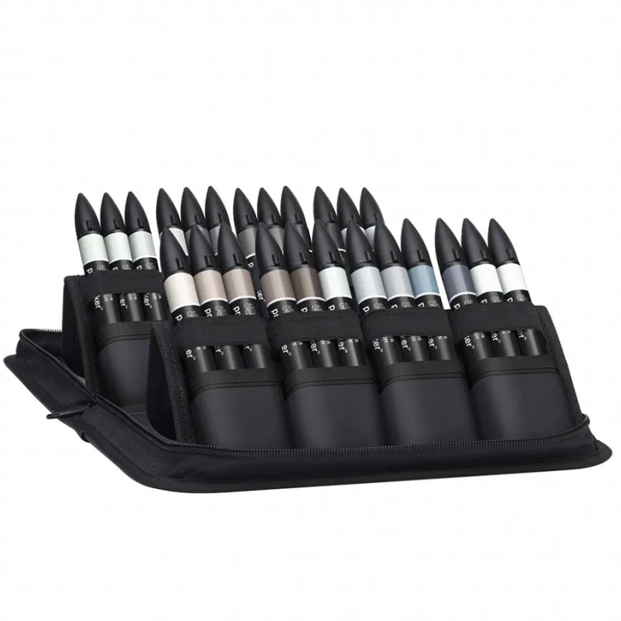 Set Marcadores Promarker Tons Cinza Winsor & Newton