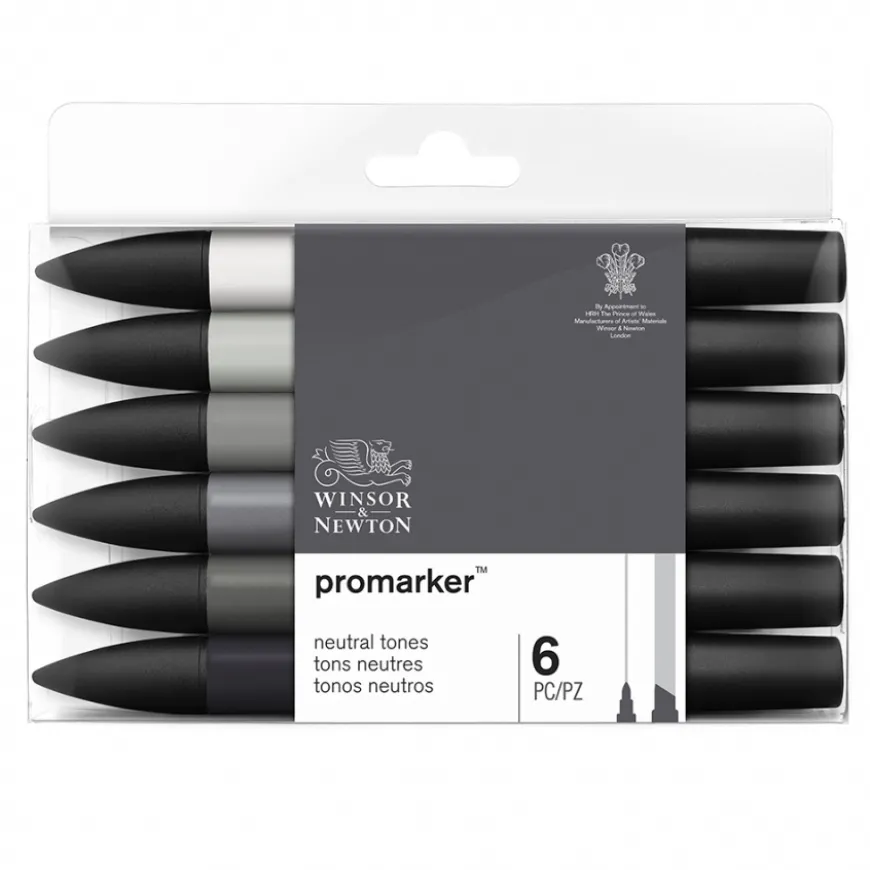 Set Marcadores Promarker Tons Cinza Winsor & Newton