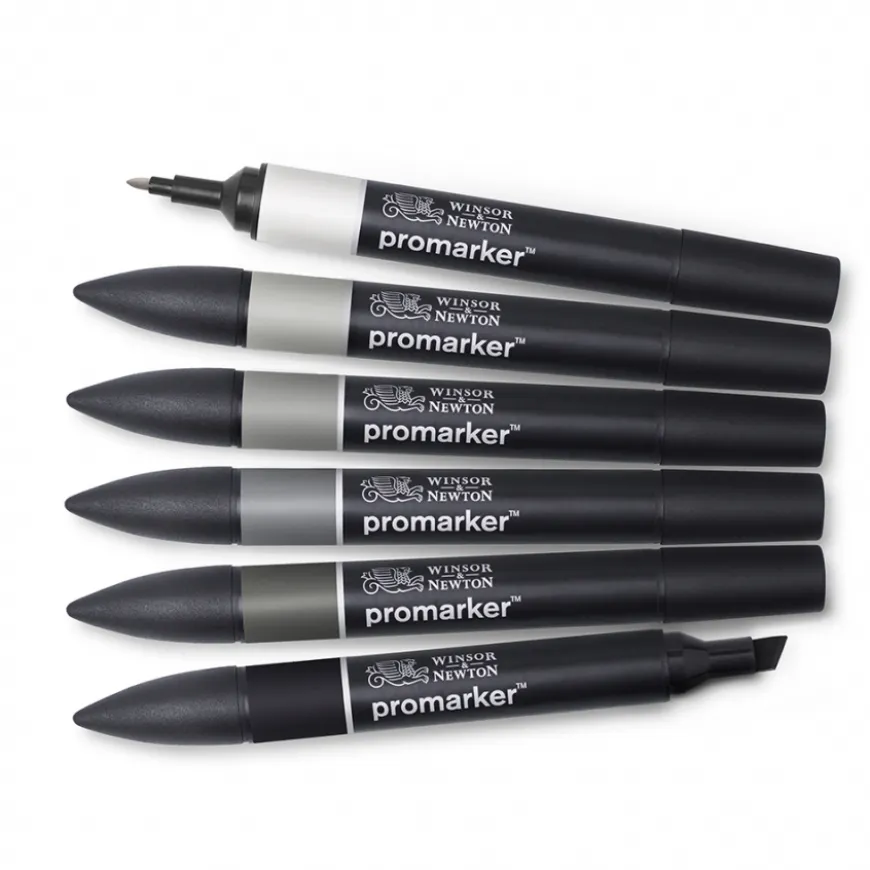Set Marcadores Promarker Tons Cinza Winsor & Newton