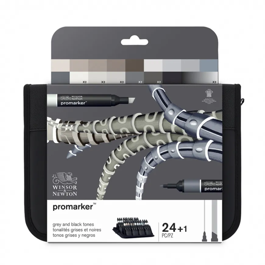 Set Marcadores Promarker Tons Cinza Winsor & Newton