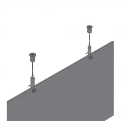 Sistema Suspensão de Teto com Suporte Painel 10mm STAS