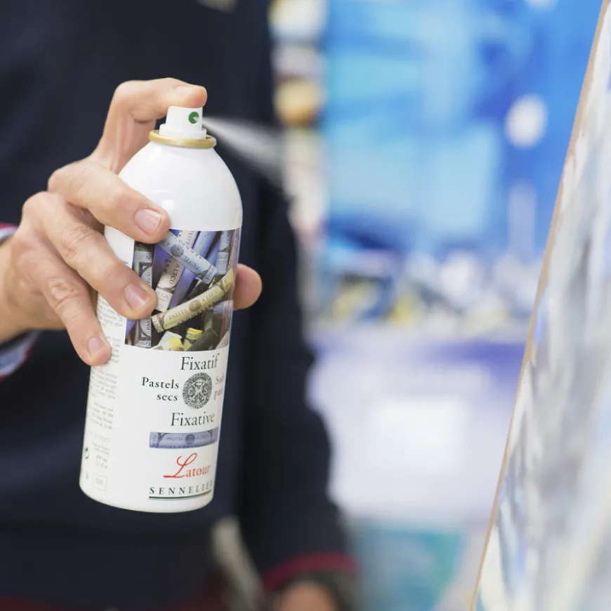 Spray Fixativo para Pastel Seco Latour Sennelier
