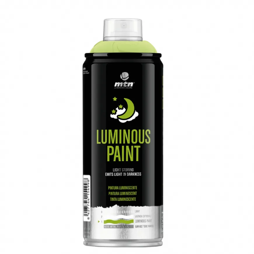 Spray Tinta Fotoluminescente Montana Pro