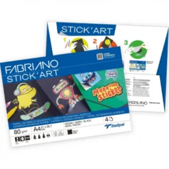 Stick´Art Papel de Desenho Adesivo Fabriano