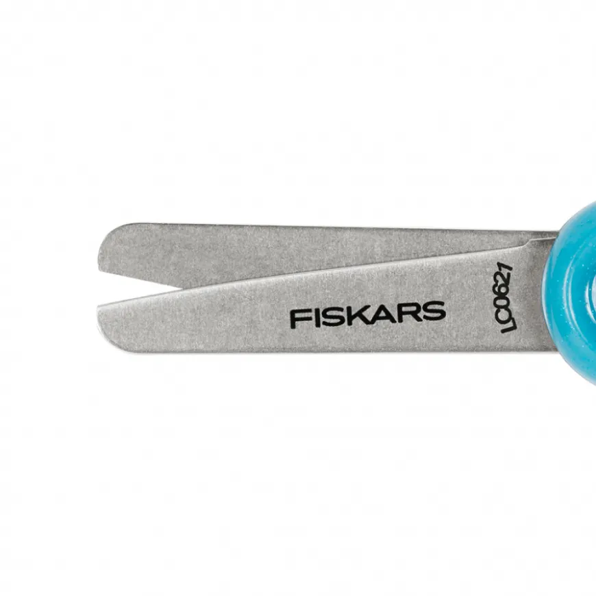 Tesoura Azul Infantil Softgrip + 6 Fiskars