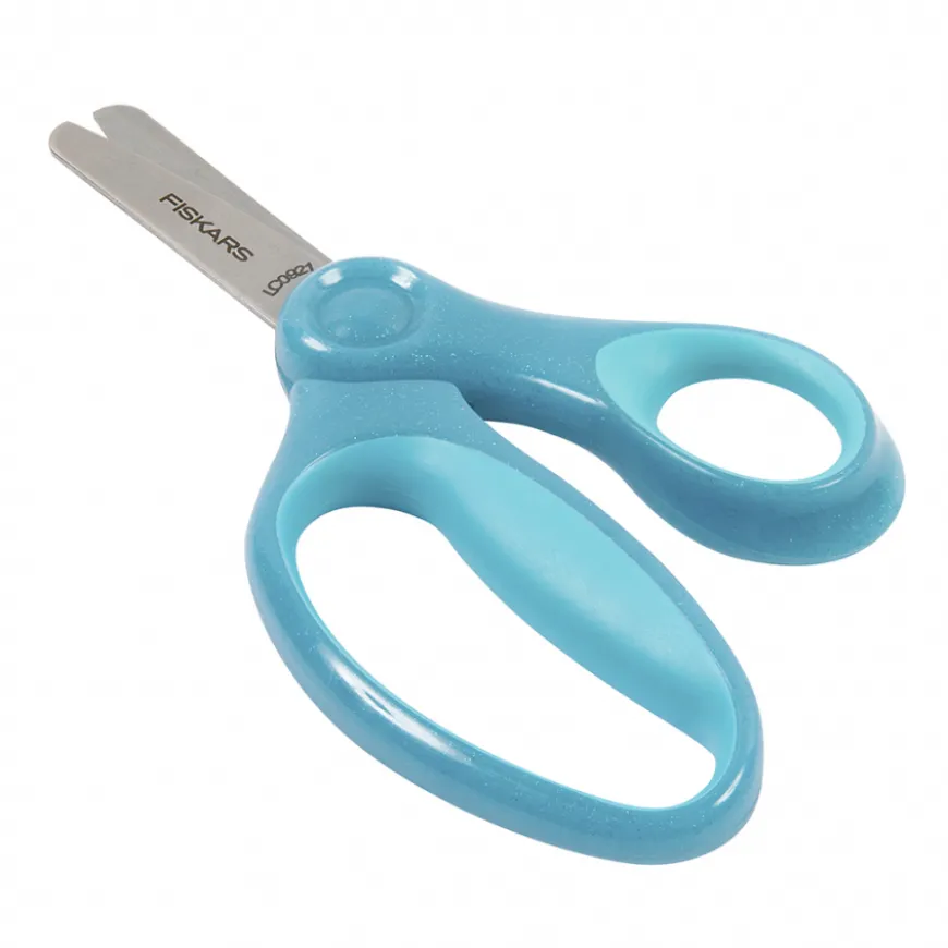 Tesoura Azul Infantil Softgrip + 6 Fiskars