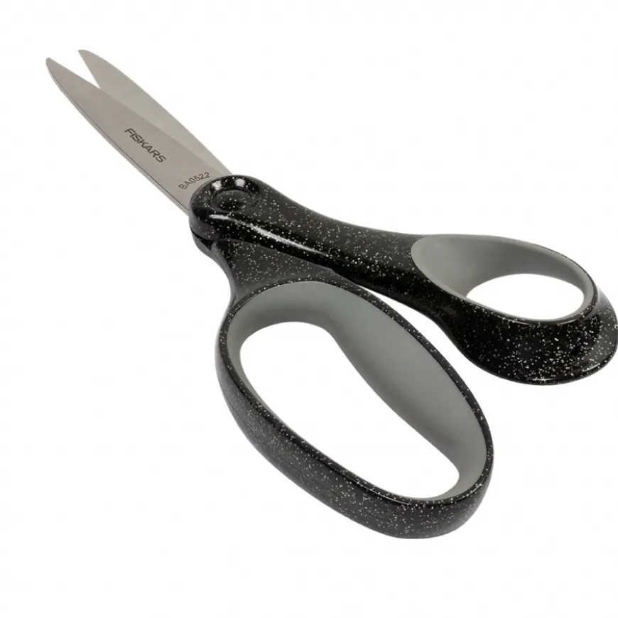 Tesoura Estudante Purpurinas Soft Grip Fiskars
