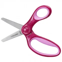 Tesoura Rosa Infantil Softgrip + 6 Fiskars
