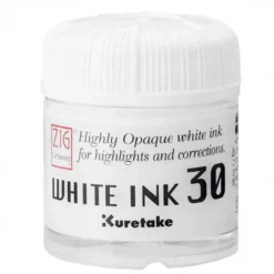Tinta Branca Opaca Ink Zig Kuretake