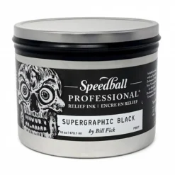 Tinta Impressão Preto Supergráfico Professional Speedball