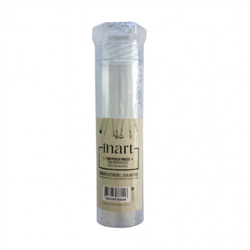 Tubo Porta Pincéis em Plástico Inart