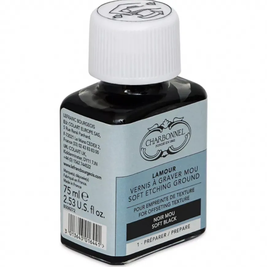 Verniz Gravura Lamour Preto Suave Lefranc Bourgeois